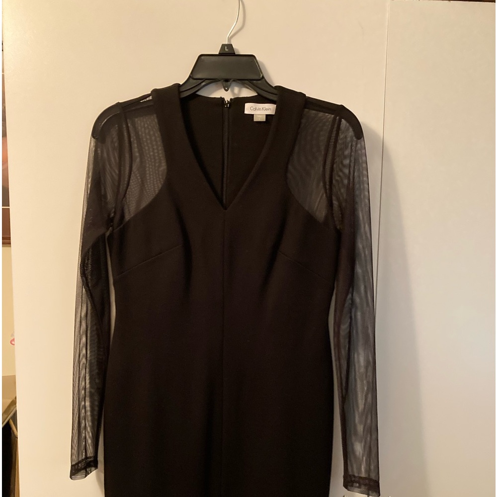 Calvin Klein black tie or evening dress for a wedding or date night